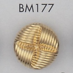 BM177 ABS樹脂製 メッキ釦[ボタン] 大阪プラスチック工業(DAIYA BUTTON)