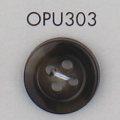 OPU303 ユリア樹脂製 4つ穴 ボタン 大阪プラスチック工業(DAIYA BUTTON)