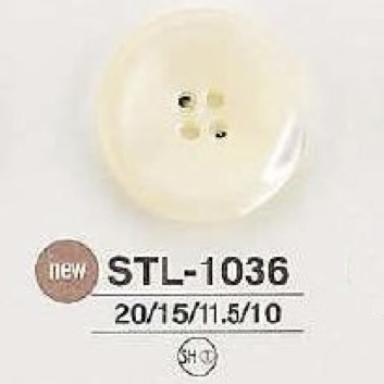 STL1036 高瀬貝製 表穴4つ穴ボタン