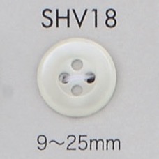 SHV18 4つ穴 貝ボタン 大阪プラスチック工業(DAIYA BUTTON)