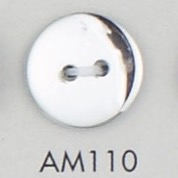 AM110 アクリル/ポリエステル樹脂製 2つ穴ボタン