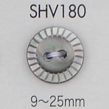 SHV180 2つ穴 貝ボタン 大阪プラスチック工業(DAIYA BUTTON)