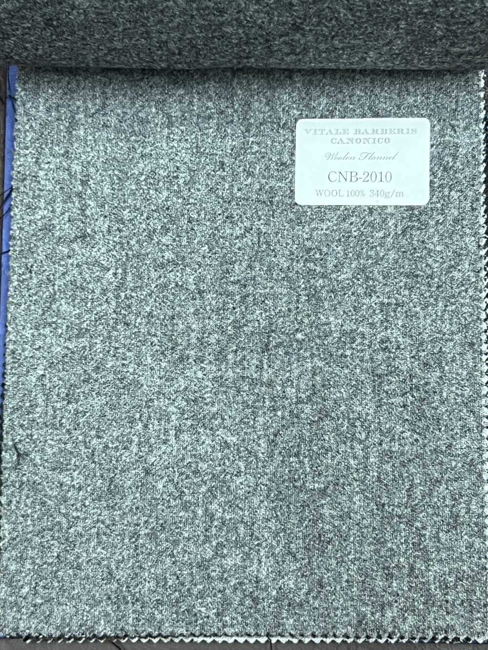 CNB2010 CANONICO 定番 WOOLEN FLANNEL"" グレー 無地""[生地] CANONICO