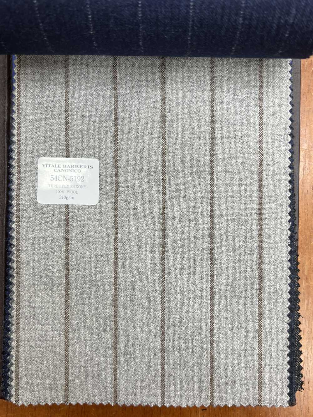 54CN5192 CANONICO 3 PLY SAXONY ライトグレー[生地] CANONICO