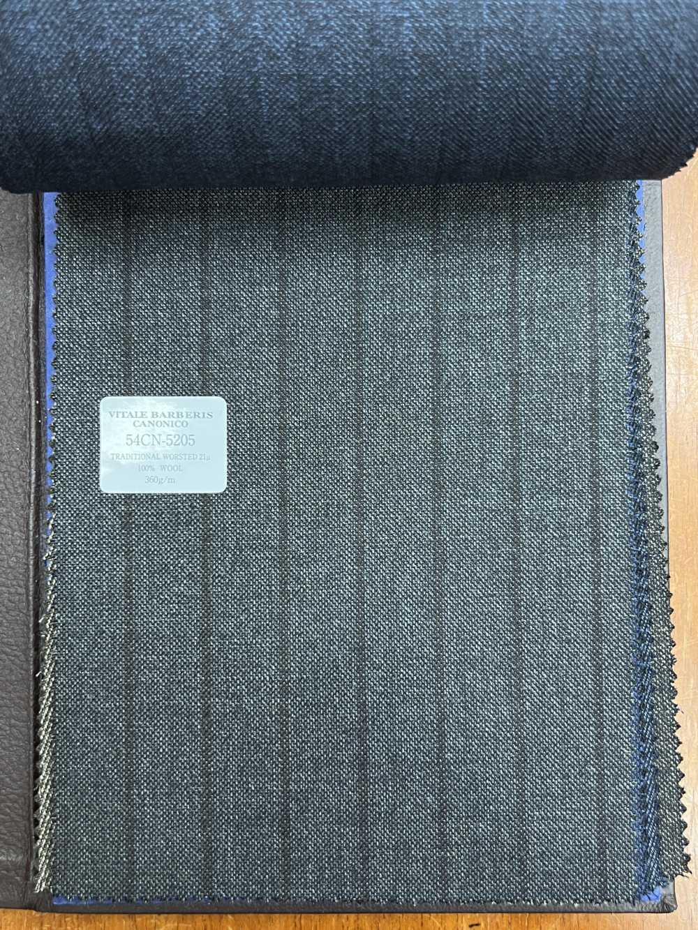 54CN5205 CANONICO TRADITIONAL WORSTED 21μ グレー[生地] CANONICO