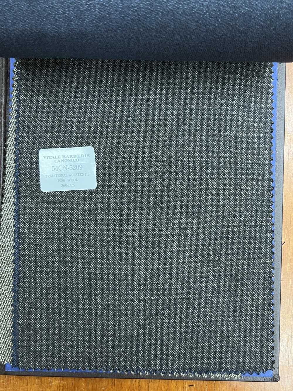 54CN5209 CANONICO TRADITIONAL WORSTED 21μ ブラウン[生地] CANONICO