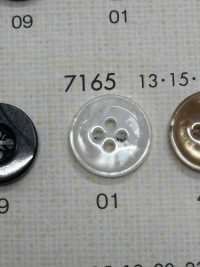 7165 DAIYA BUTTONS 貝調ポリエステルボタン 大阪プラスチック工業(DAIYA BUTTON) サブ画像