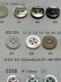 ES105 DAIYA BUTTONS 貝調ポリエステルボタン 大阪プラスチック工業(DAIYA BUTTON) サブ画像