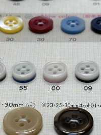 ESC174 DAIYA BUTTONS カラフル 貝調ポリエステルボタン 大阪プラスチック工業(DAIYA BUTTON) サブ画像