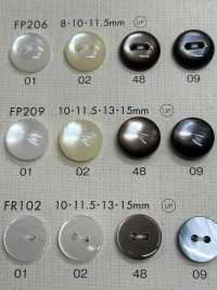 FP209 DAIYA BUTTONS 貝調ポリエステルボタン 大阪プラスチック工業(DAIYA BUTTON) サブ画像