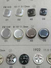 FR109 DAIYA BUTTONS 貝調ポリエステルボタン 大阪プラスチック工業(DAIYA BUTTON) サブ画像