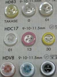 HDC17 DAIYA BUTTONS 耐衝撃HYPER DURABLE""シリーズ 貝調ポリエステルボタン"" 大阪プラスチック工業(DAIYA BUTTON) サブ画像