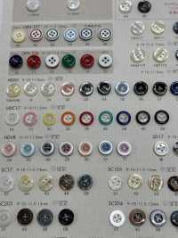 HDC17 DAIYA BUTTONS 耐衝撃HYPER DURABLE""シリーズ 貝調ポリエステルボタン"" 大阪プラスチック工業(DAIYA BUTTON) サブ画像