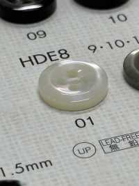 HDE8 DAIYA BUTTONS 耐衝撃HYPER DURABLE""シリーズ 貝調ポリエステルボタン"" 大阪プラスチック工業(DAIYA BUTTON) サブ画像