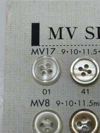 MV17 DAIYA BUTTONS 貝調ポリエステルボタン 大阪プラスチック工業(DAIYA BUTTON) サブ画像