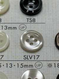 SLV17 DAIYA BUTTONS 貝調ポリエステルボタン 大阪プラスチック工業(DAIYA BUTTON) サブ画像