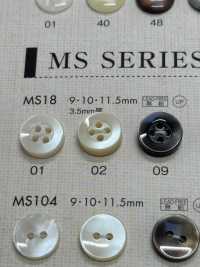 MS18 DAIYA BUTTONS 貝調ポリエステルボタン 大阪プラスチック工業(DAIYA BUTTON) サブ画像