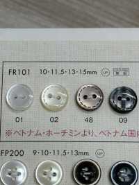 FR101 DAIYA BUTTONS 貝調ポリエステルボタン 大阪プラスチック工業(DAIYA BUTTON) サブ画像