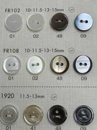 FR108 DAIYA BUTTONS 貝調ポリエステルボタン 大阪プラスチック工業(DAIYA BUTTON) サブ画像