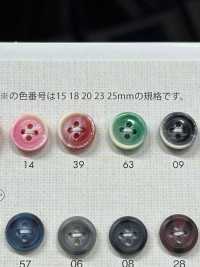 OPS141 カラフル 4つ穴 ポリエステルボタン 大阪プラスチック工業(DAIYA BUTTON) サブ画像