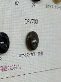 OPV703 シンプル 上品 シャツ・ブラウス用 4つ穴 ポリエステルボタン 大阪プラスチック工業(DAIYA BUTTON) サブ画像