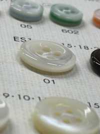 ES115 DAIYA BUTTONS 皿型4つ穴貝調ポリエステルボタン 大阪プラスチック工業(DAIYA BUTTON) サブ画像