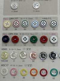 OPH336 DAIYA BUTTONS 耐衝撃 四ツ穴 ポリエステルボタン 大阪プラスチック工業(DAIYA BUTTON) サブ画像