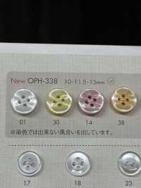 OPH338 DAIYA BUTTONS 四ツ穴 ポリエステルボタン 大阪プラスチック工業(DAIYA BUTTON) サブ画像