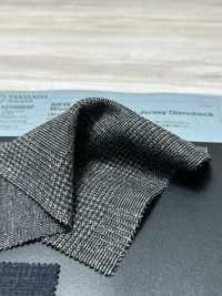 1010863P NEW Wool/Cotton Mouline Jersey Glencheck[生地] 瀧定名古屋 サブ画像