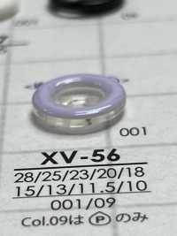 XV56 ポリエステル樹脂製 表穴2つ穴ボタン アイリス サブ画像