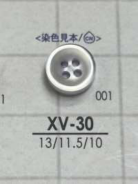 XV30 ポリエステル樹脂製 表穴4つ穴ボタン アイリス サブ画像