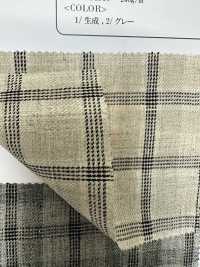 OA35422 40/1 LINEN LATTICE CHECK3[生地] 小原屋繊維 サブ画像