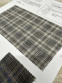 OA42300 LINEN TOP crossing check[生地] 小原屋繊維 サブ画像