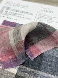 OA42324 40/1 TOP LINEN MADRAS CHECK ふっくら仕上げ[生地] 小原屋繊維 サブ画像