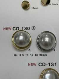 CD-130 メタルボタン(パールコンビネーションボタン) 大阪プラスチック工業(DAIYA BUTTON) サブ画像