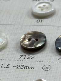 7122 ポリエステル樹脂製 2つ穴ボタン 大阪プラスチック工業(DAIYA BUTTON) サブ画像