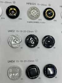 LME2 ポリエステル樹脂製 4つ穴ボタン 大阪プラスチック工業(DAIYA BUTTON) サブ画像