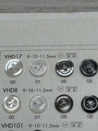 VHD17 DAIYA BUTTONS 耐衝撃HYPER DURABLE""シリーズ 貝調ポリエステルボタン"" 大阪プラスチック工業(DAIYA BUTTON) サブ画像